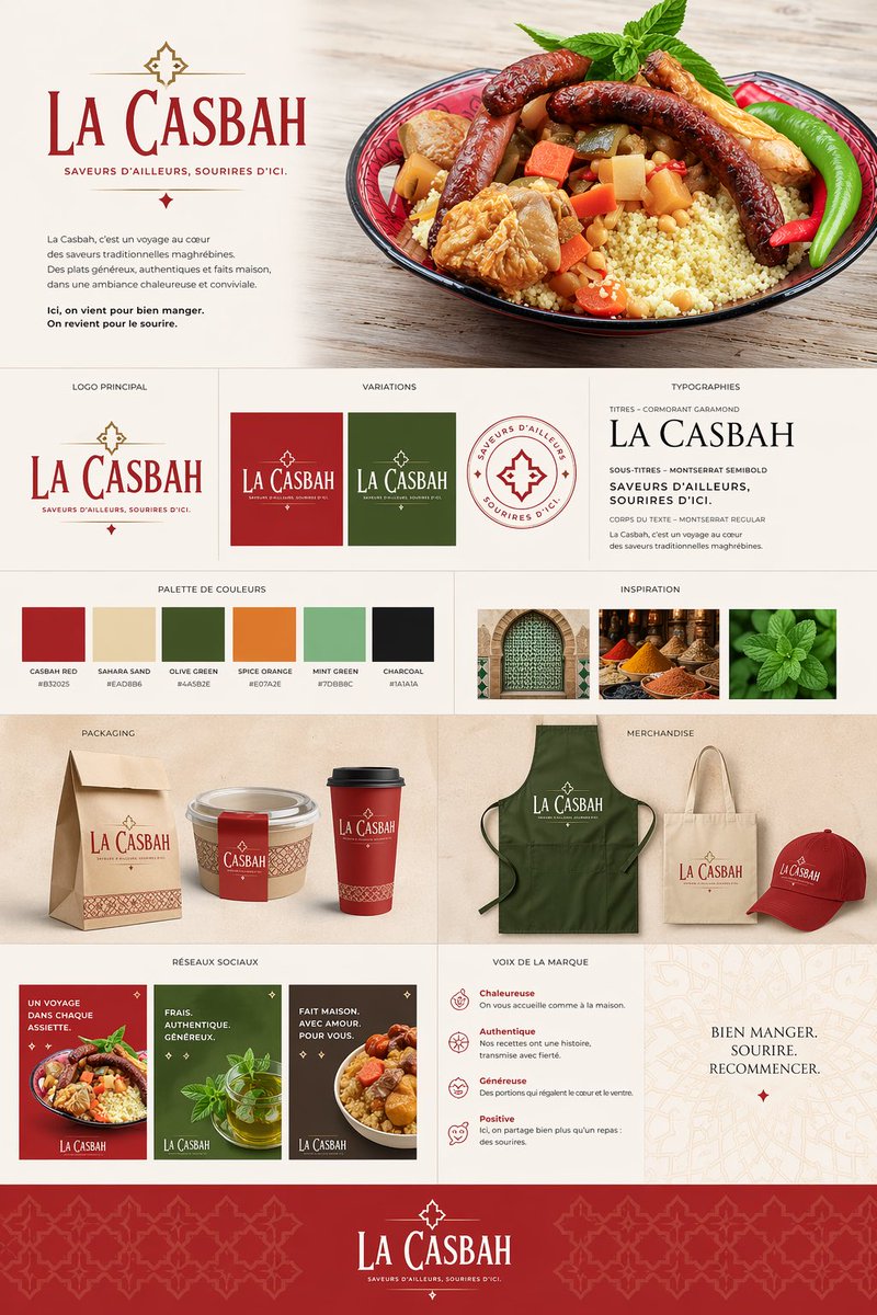 Moroccan Restaurant Brand Board — GPT Image 2 image prompt example