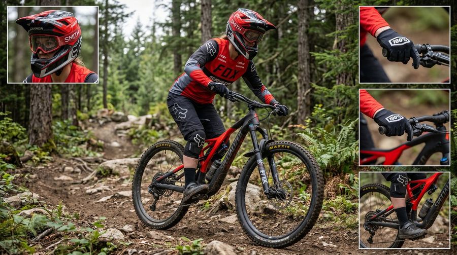 Mountain Biker Action Shots Prompt — GPT Image 2 image prompt example