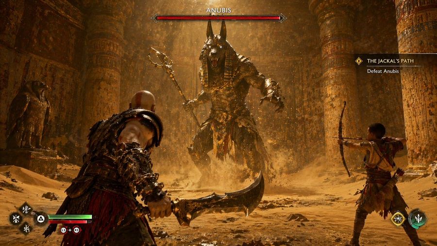 Mythological Action Game Screenshot — GPT Image 2 image prompt example