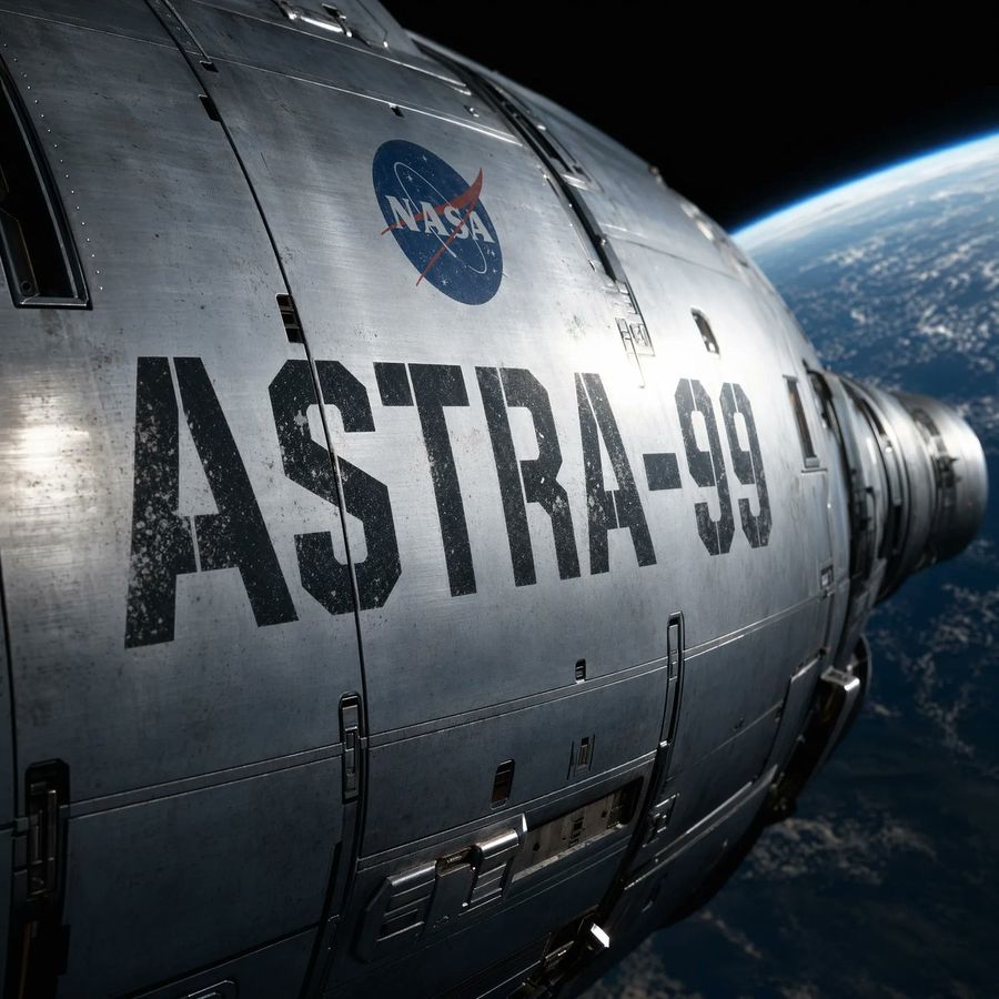 Nasa Spacecraft Hull In Orbit — GPT Image 2 image prompt example