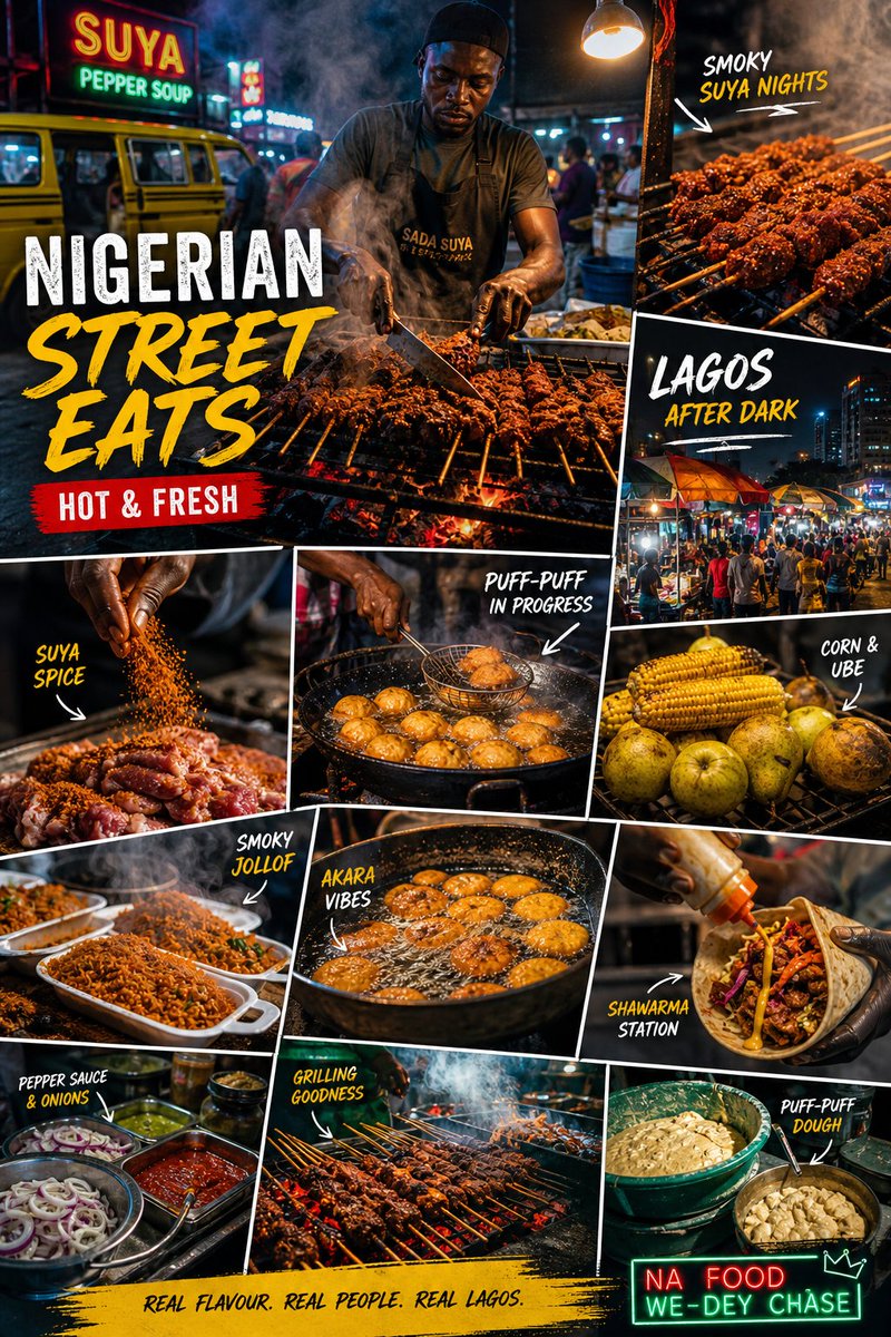 Nigerian Street Food Poster — GPT Image 2 image prompt example
