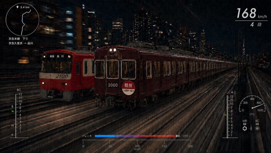 Night Train Racing Hud Scene — GPT Image 2 image prompt example
