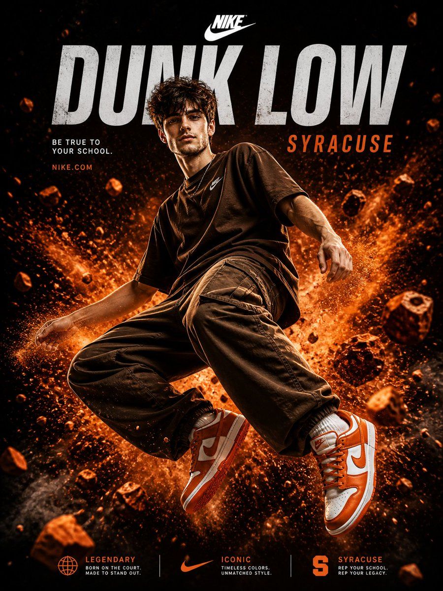 Nike Dunk Commercial Poster — GPT Image 2 image prompt example