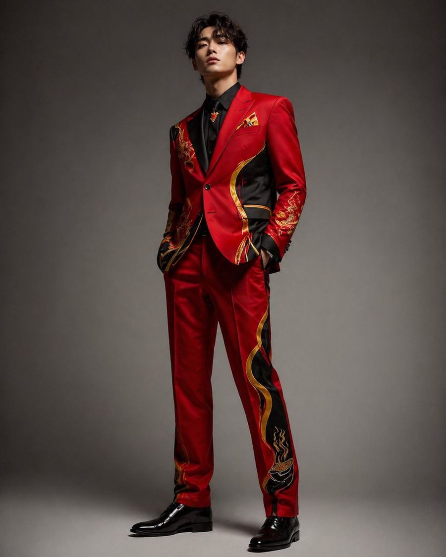 Noodle Inspired Fashion Design — GPT Image 2 image prompt example
