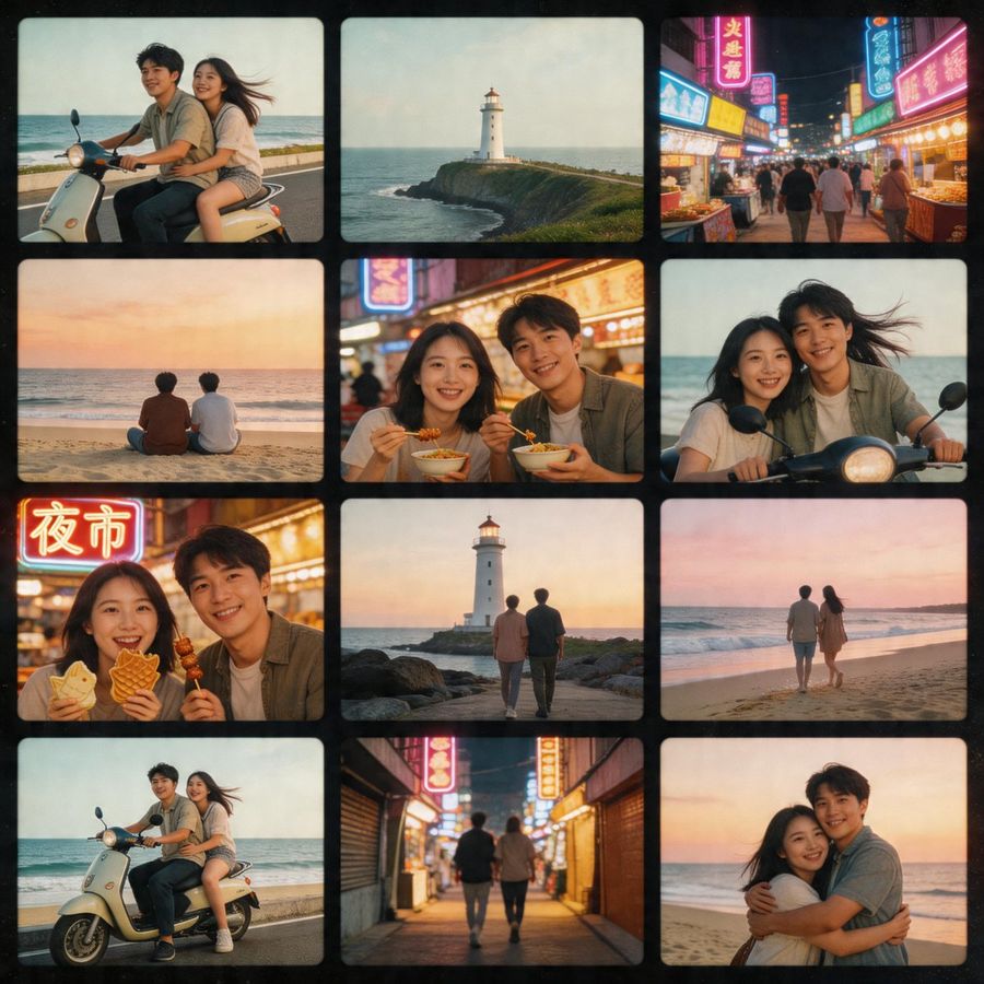 Nostalgic Tokyo Travel Collage — GPT Image 2 image prompt example