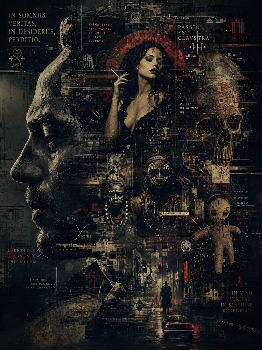 Occult Cyber Gothic Collage Poster — GPT Image 2 image prompt example