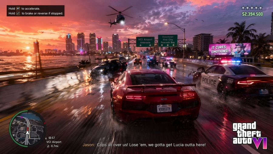 Open World Action Game Hud Screenshot — GPT Image 2 image prompt example
