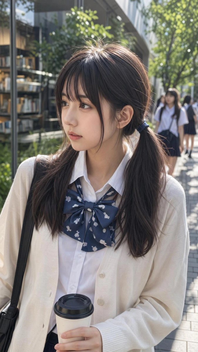 Ordinary Schoolgirl Street Snapshot — GPT Image 2 image prompt example