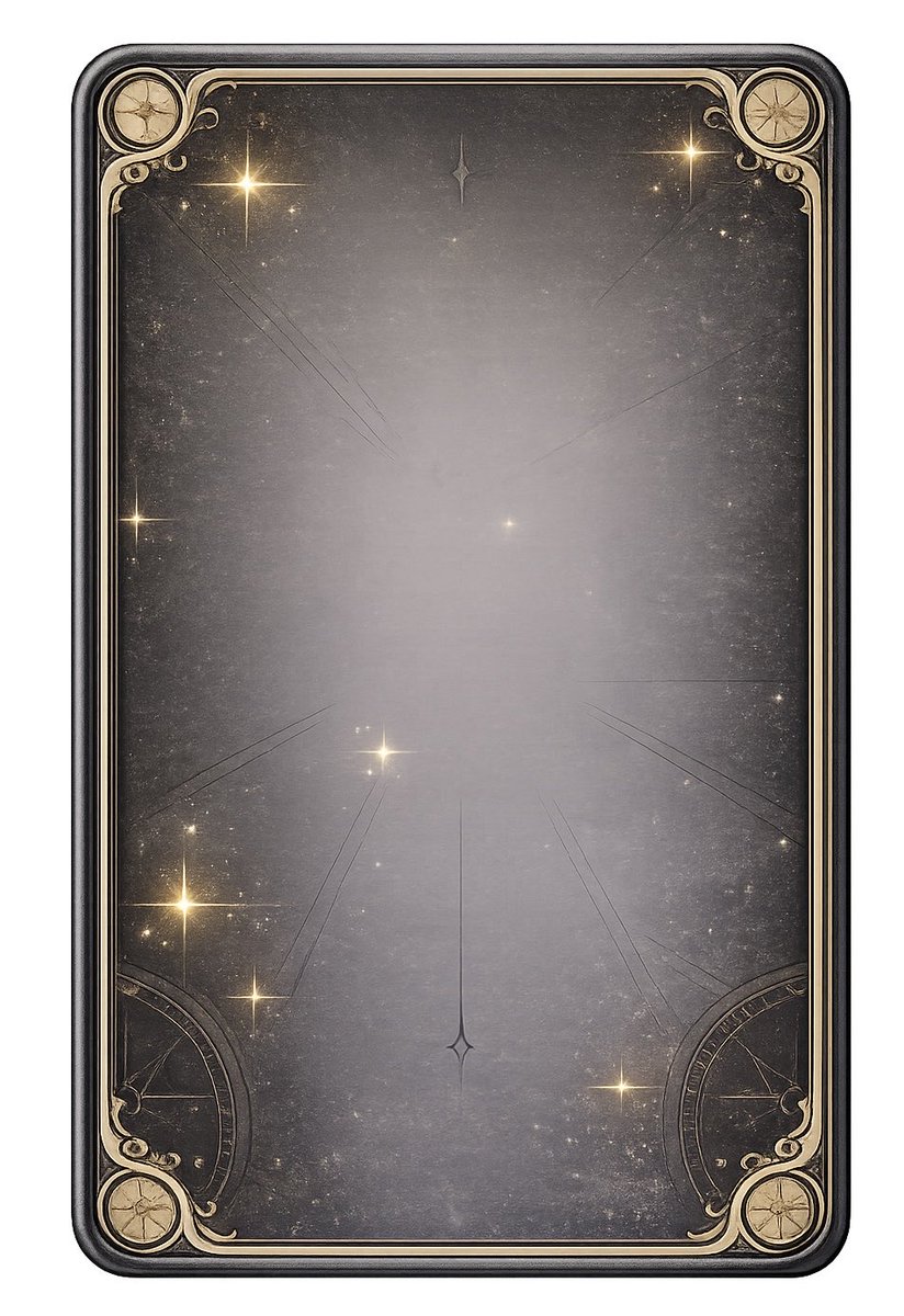 Ornate Celestial Card Back — GPT Image 2 image prompt example