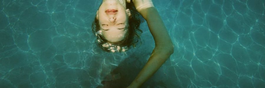 Overhead Pool Swimmer — GPT Image 2 image prompt example