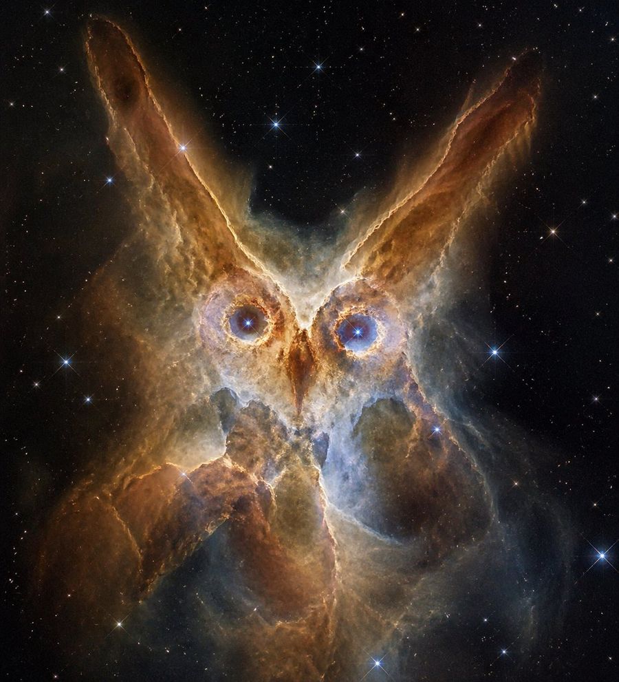 Owl Shaped Nebula In Deep Space — GPT Image 2 image prompt example