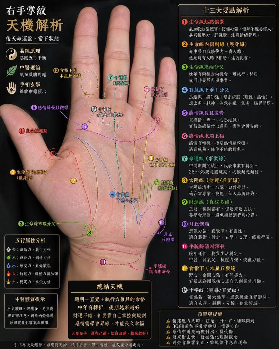 Palmistry Analysis Card Generator — GPT Image 2 image prompt example