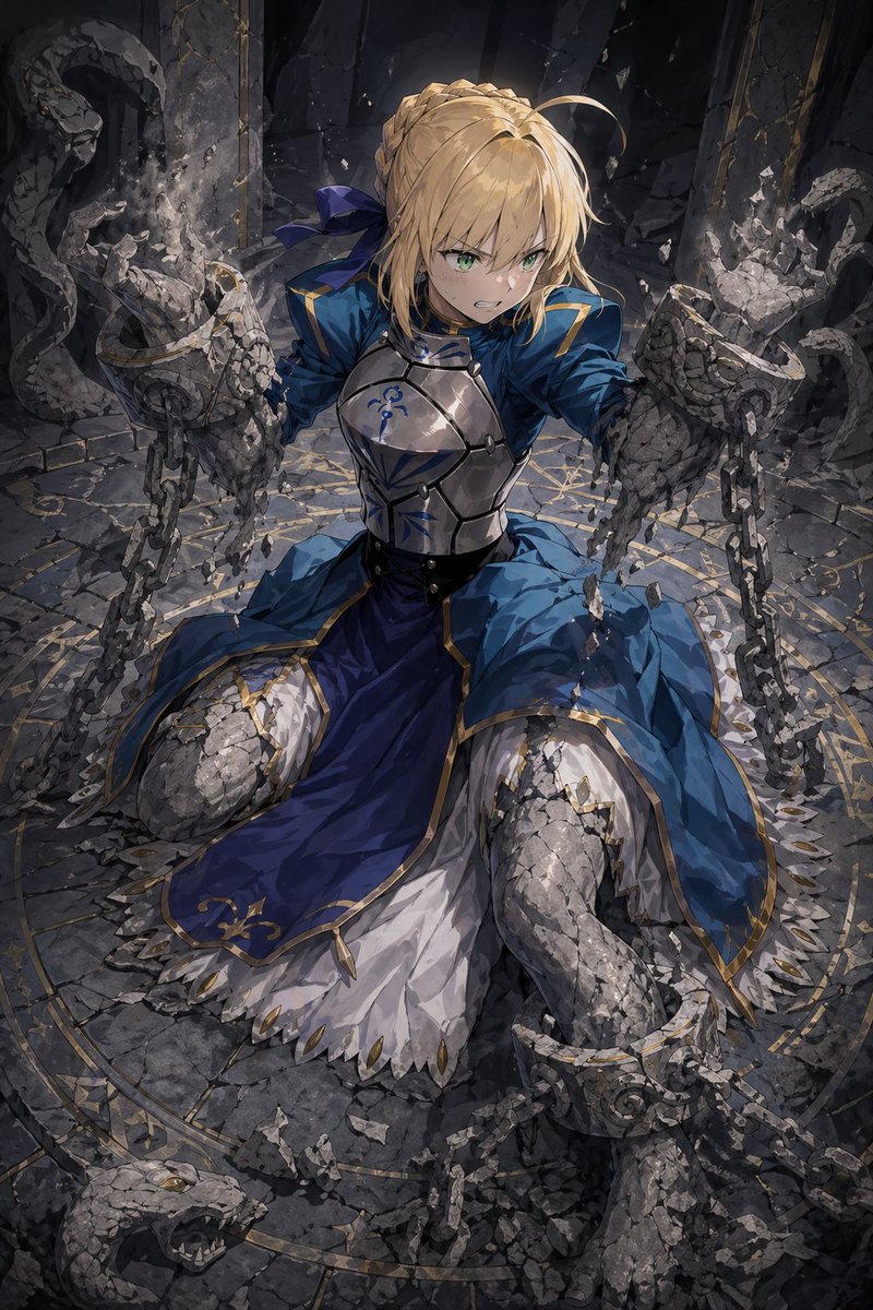 Partial Petrification Knight Card Art — GPT Image 2 image prompt example