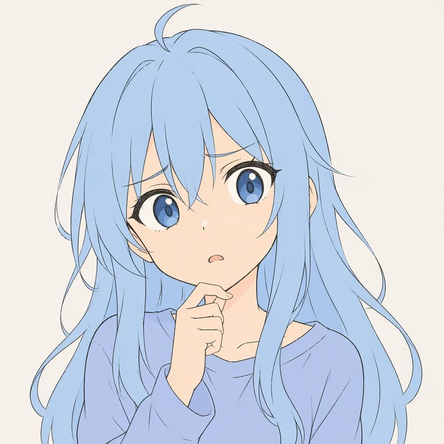 Pastel Anime Character Sketch — GPT Image 2 image prompt example