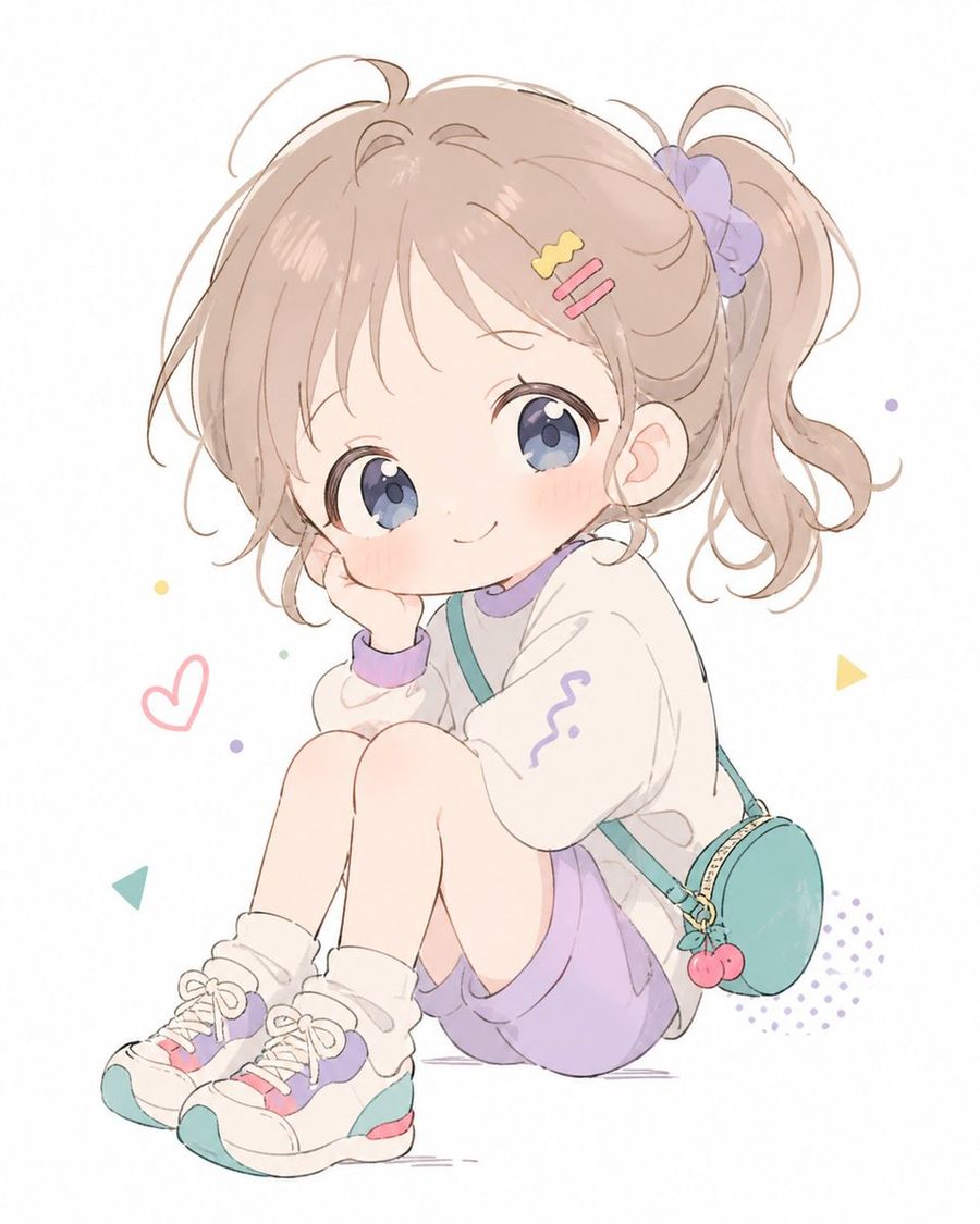 Pastel Chibi Girl Portrait — GPT Image 2 image prompt example