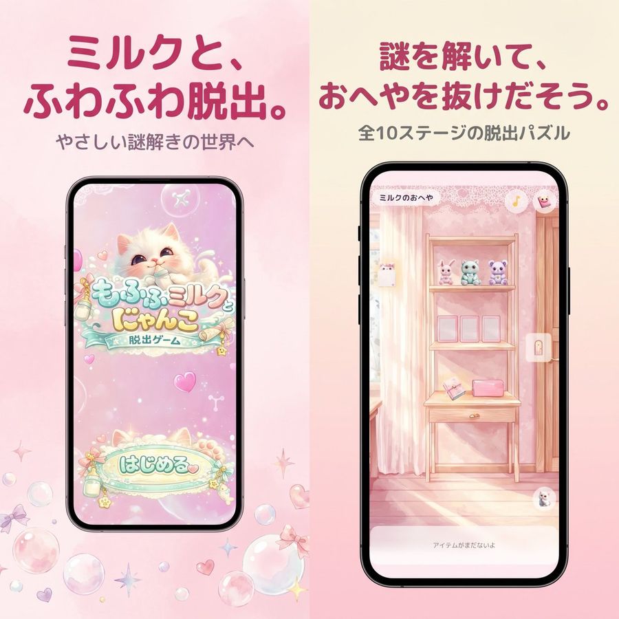 Pastel Japanese Mobile Game Store Screenshot — GPT Image 2 image prompt example