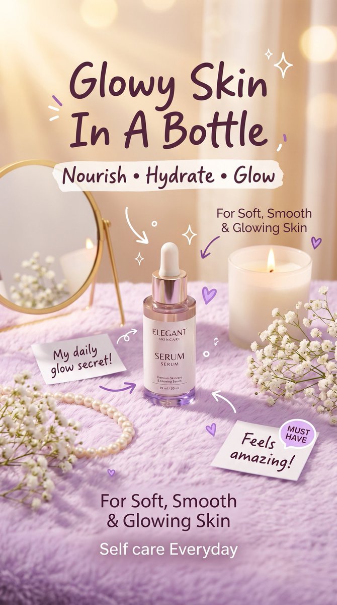 Pastel Luxury Skincare Ad — GPT Image 2 image prompt example