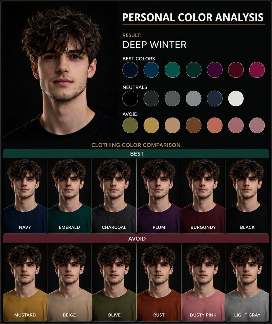 Personal Color Analysis Graphic Generator — GPT Image 2 image prompt example