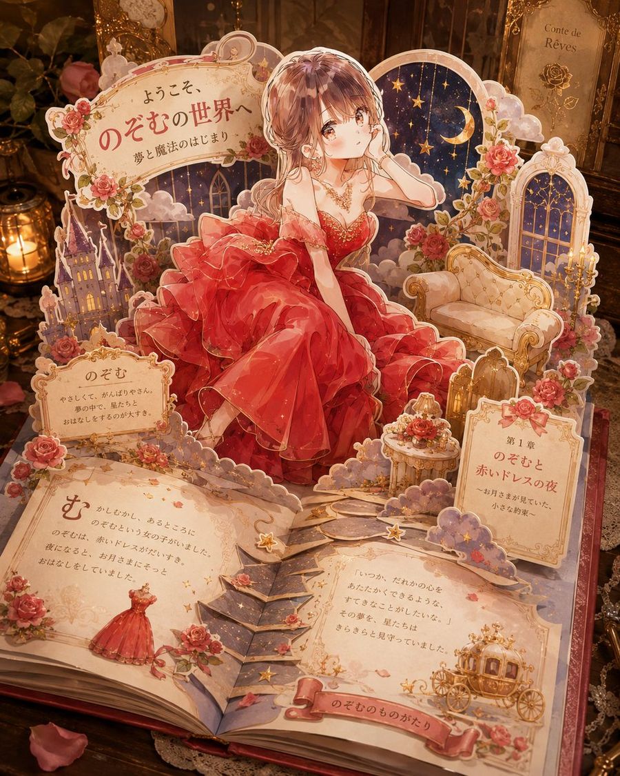 Personalized Popup Storybook — GPT Image 2 image prompt example