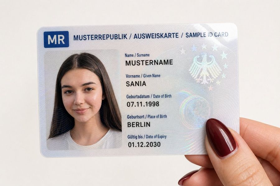 Personalized Sample Id Card Generation — GPT Image 2 image prompt example