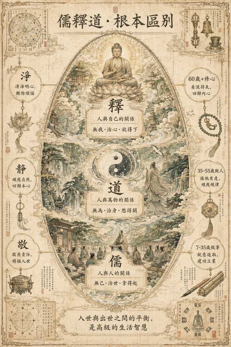 Philosophical Concept Infographic Manuscript — GPT Image 2 image prompt example