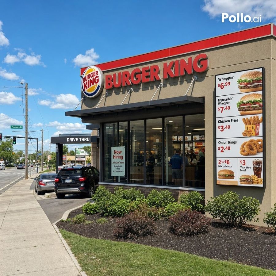 Photorealistic Fast Food Storefront — GPT Image 2 image prompt example