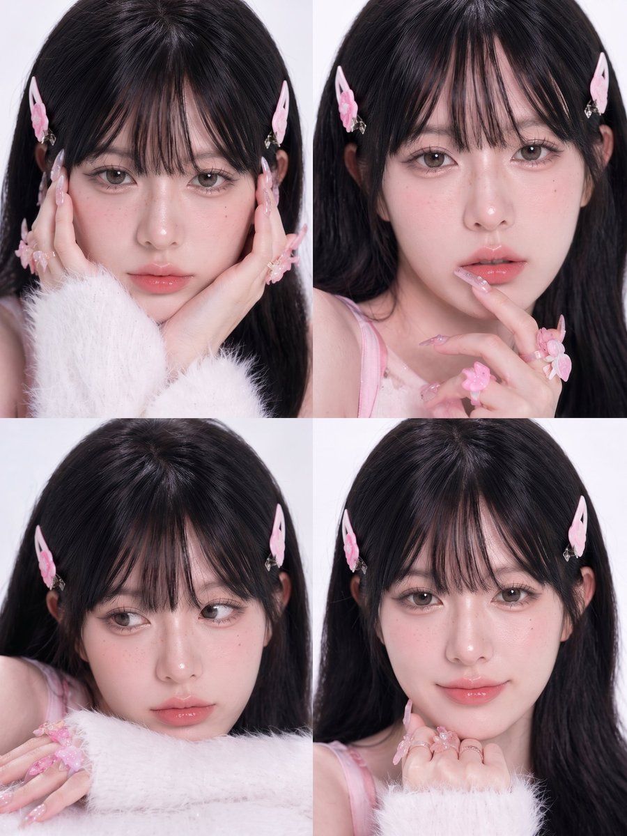 Pink Kawaii Beauty Collage — GPT Image 2 image prompt example
