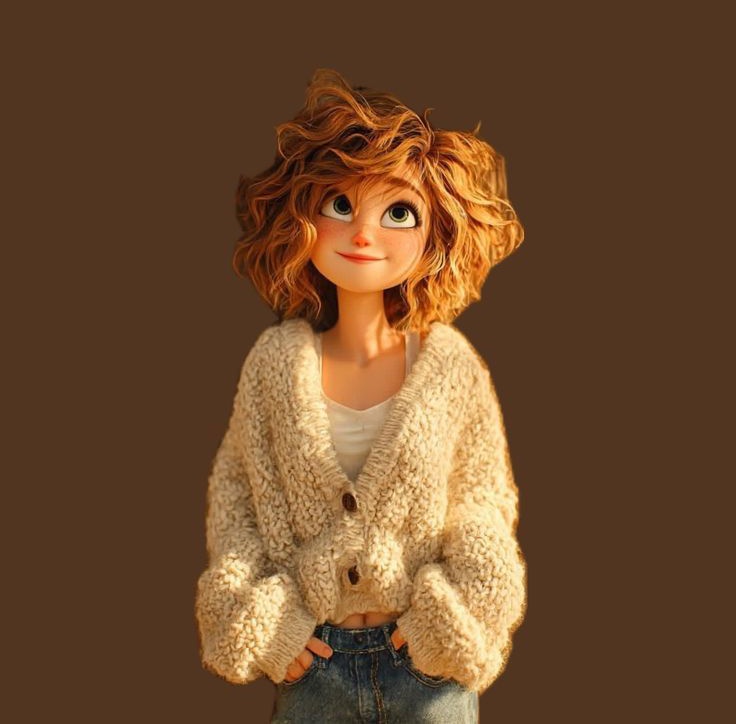 Pixar Style Cartoon Girl Illustration — GPT Image 2 image prompt example