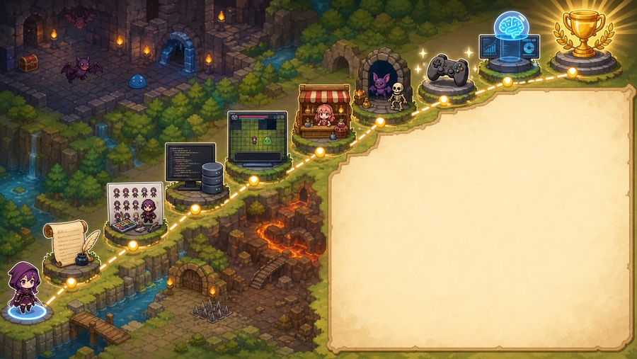 Pixel Art Roadmap — GPT Image 2 image prompt example