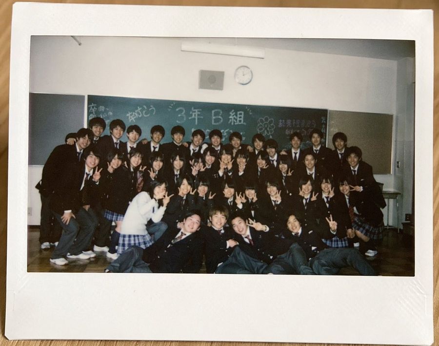 Polaroid Of Japanese Class Graduation Photo — GPT Image 2 image prompt example
