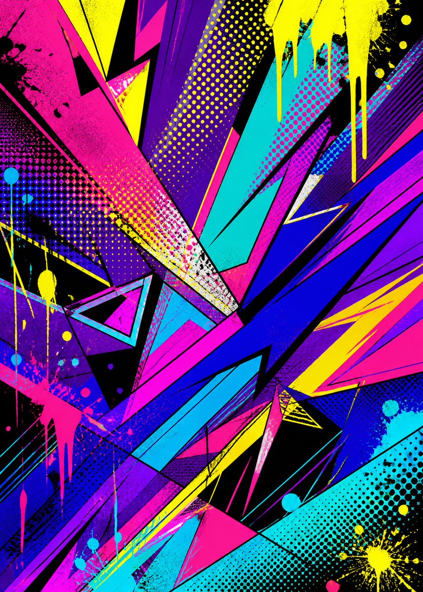Pop Art Street Abstract Background — GPT Image 2 image prompt example