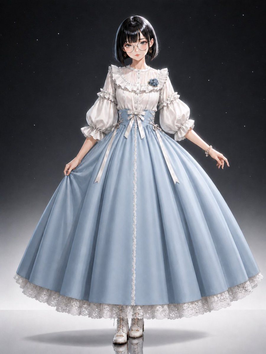 Powder Blue Lolita Dress — GPT Image 2 image prompt example