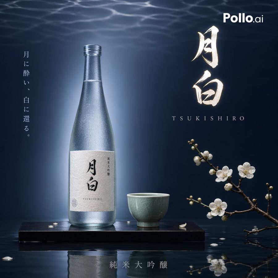 Premium Japanese Sake Poster — GPT Image 2 image prompt example