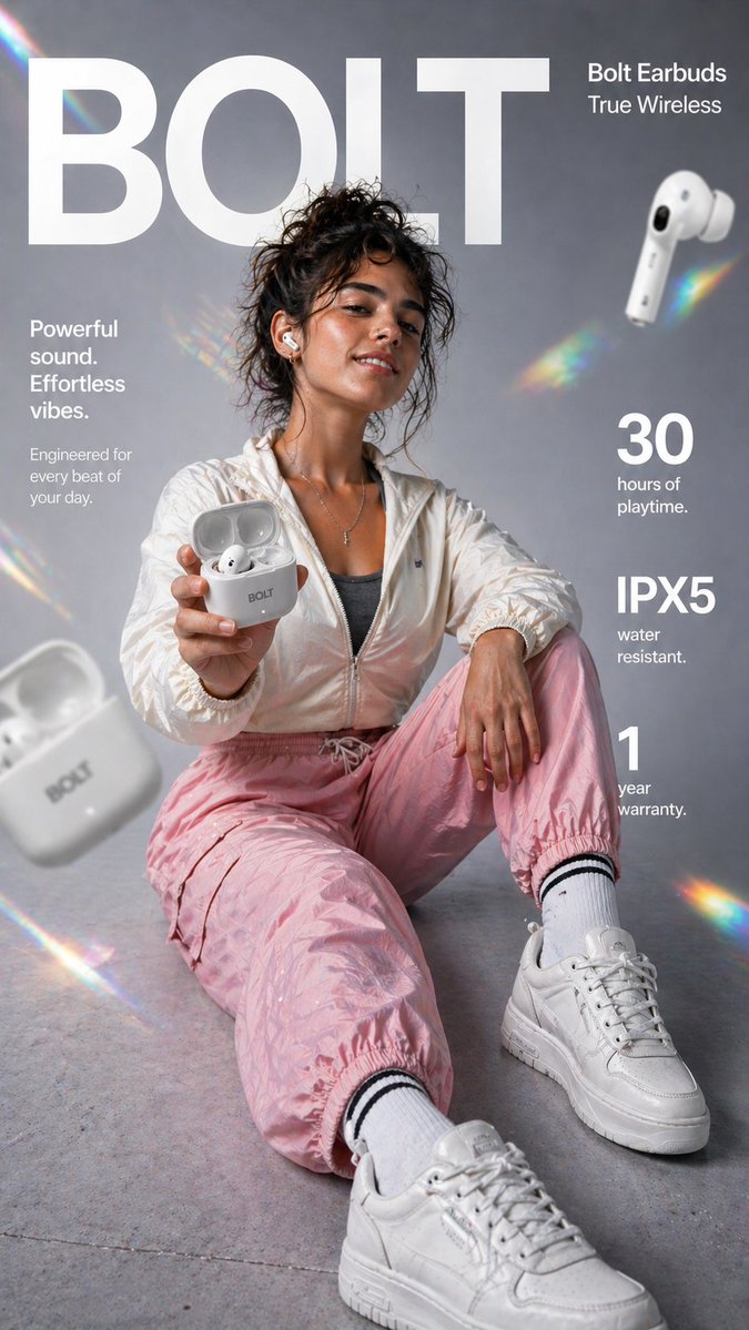 Premium Wireless Earbud E Commerce Infographic — GPT Image 2 image prompt example