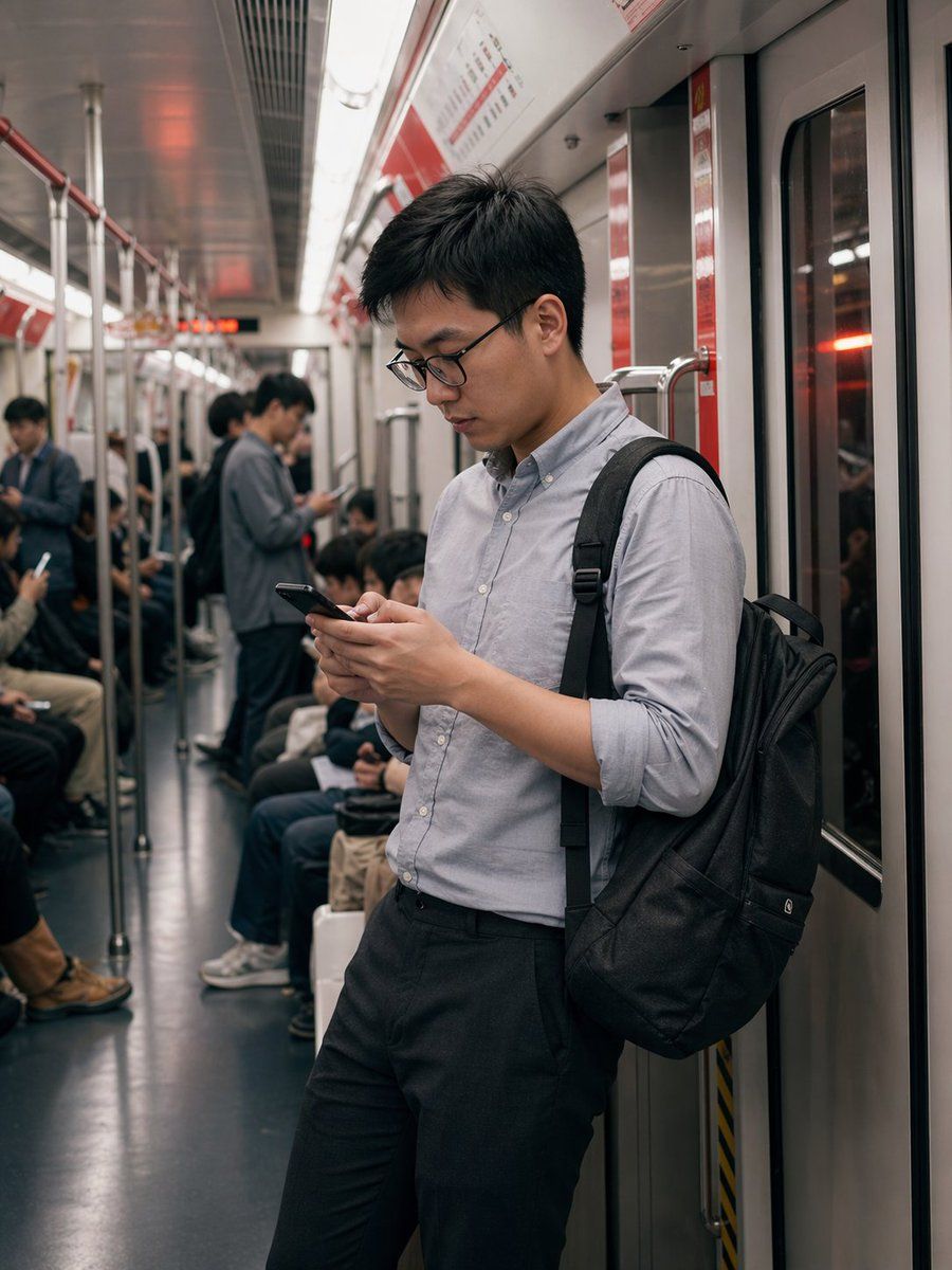 Programmer In Shanghai Metro — GPT Image 2 image prompt example