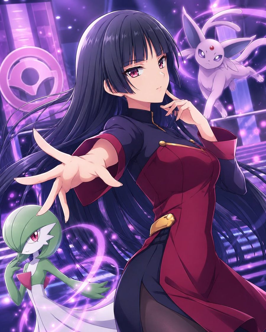 Psychic Trainer Anime Art — GPT Image 2 image prompt example