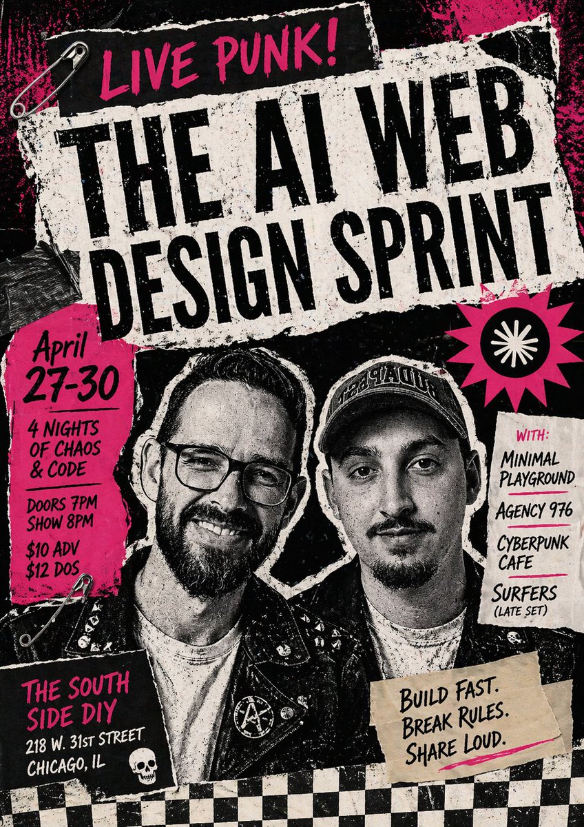 Punk Ai Sprint Flyer — GPT Image 2 image prompt example