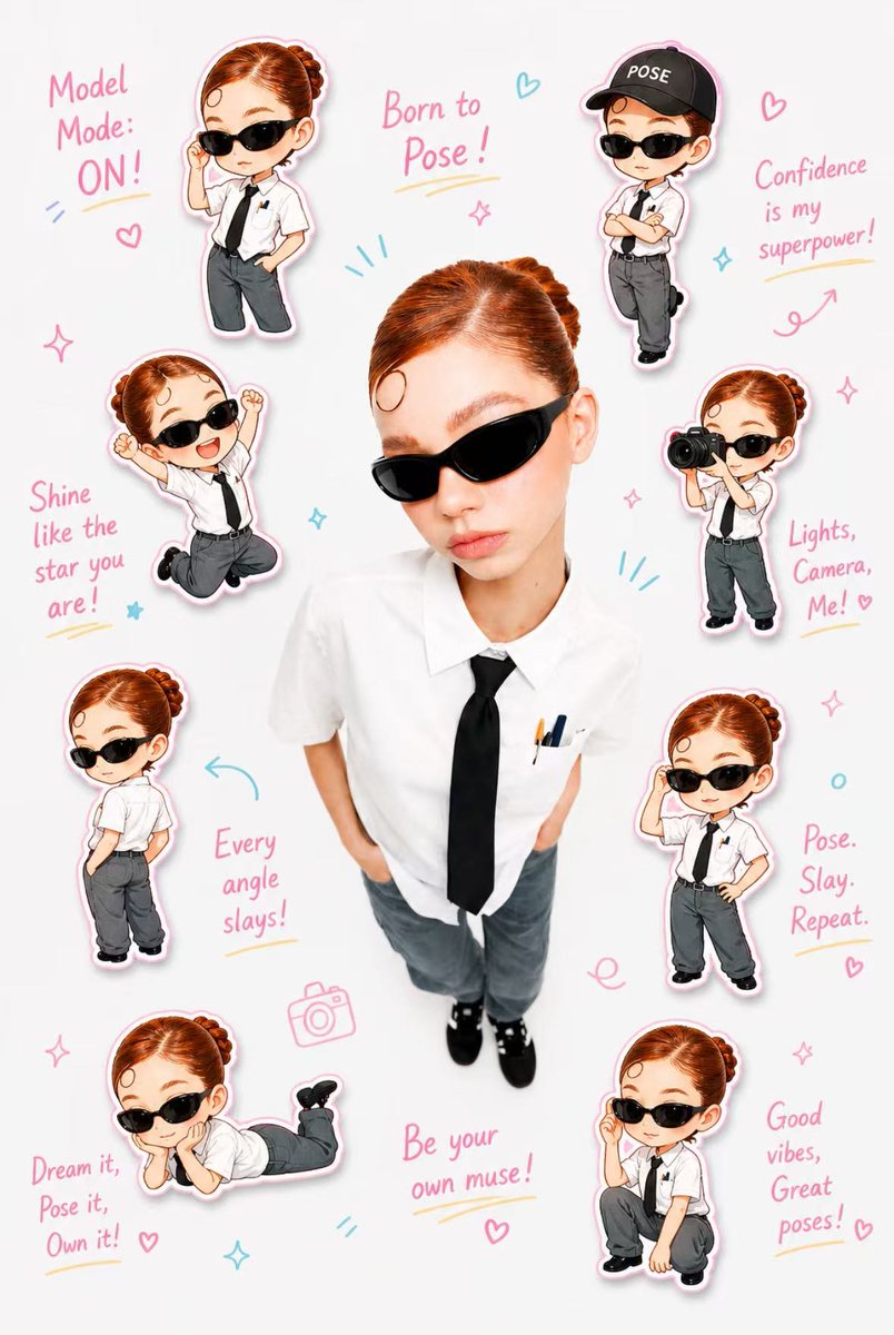 Q Version Sticker Diary Clone — GPT Image 2 image prompt example
