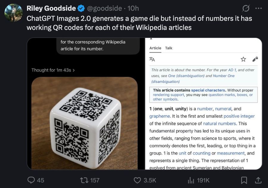 Qr Code Dice Tweet — GPT Image 2 image prompt example