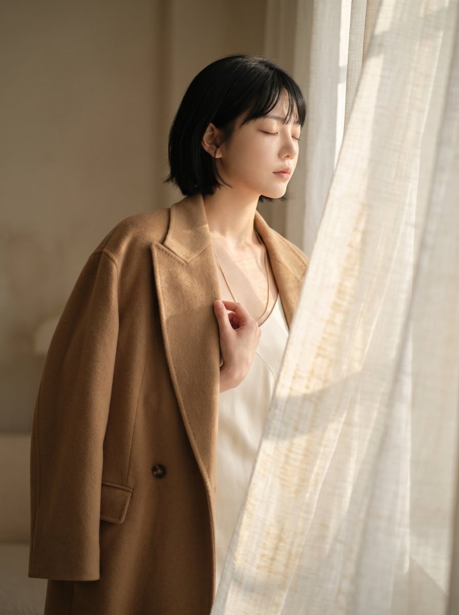 Quiet Luxury Camel Coat — GPT Image 2 image prompt example