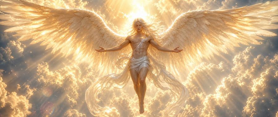 Radiant Angel Clouds — GPT Image 2 image prompt example