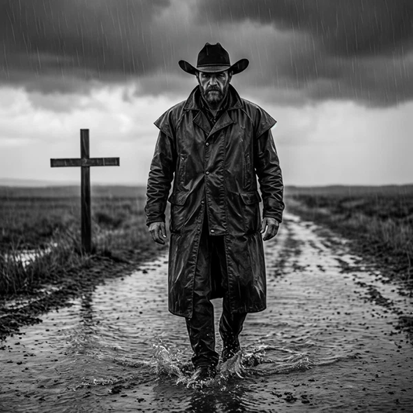 Rain Soaked Anonymous Cowboy — GPT Image 2 image prompt example
