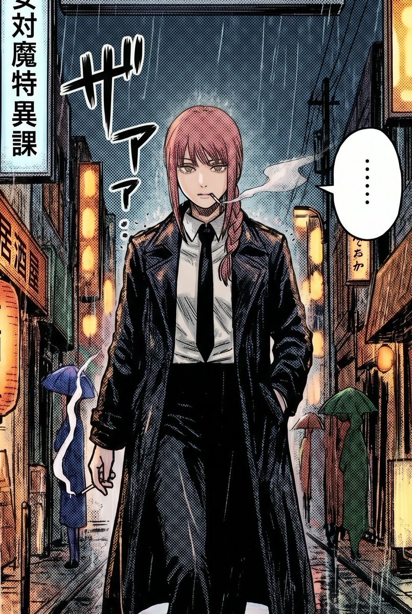 Rainy Manga Alley Woman Portrait — GPT Image 2 image prompt example