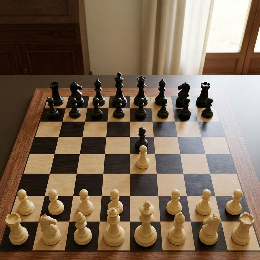 Realistic Chess Opening Photo — GPT Image 2 image prompt example