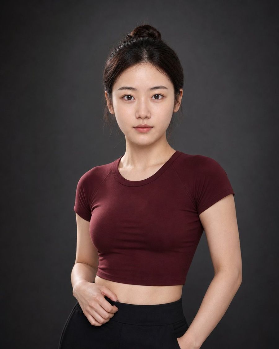 Realistic Sporty Studio Portrait — GPT Image 2 image prompt example