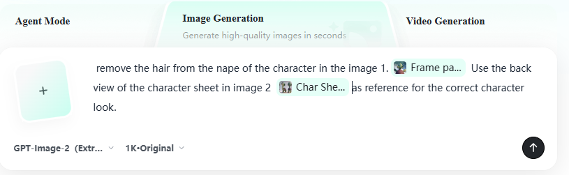 Remove Character Hair Artifacts — GPT Image 2 image prompt example