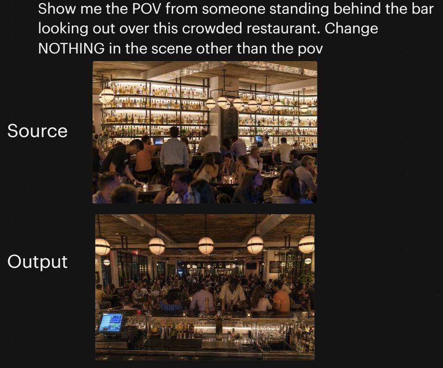 Restaurant Pov Change Comparison by @AIWarper — GPT Image 2 image prompt example
