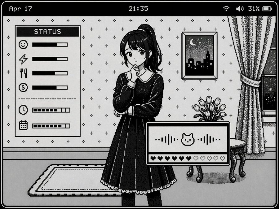 Retro Pixel Art Ui Mockup — GPT Image 2 image prompt example