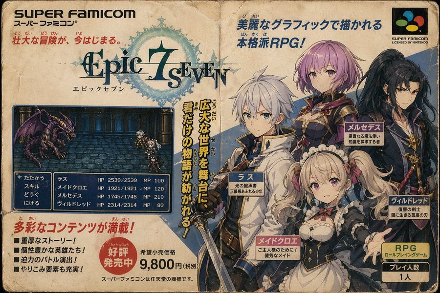 Retro Super Famicom Rpg Ad — GPT Image 2 image prompt example