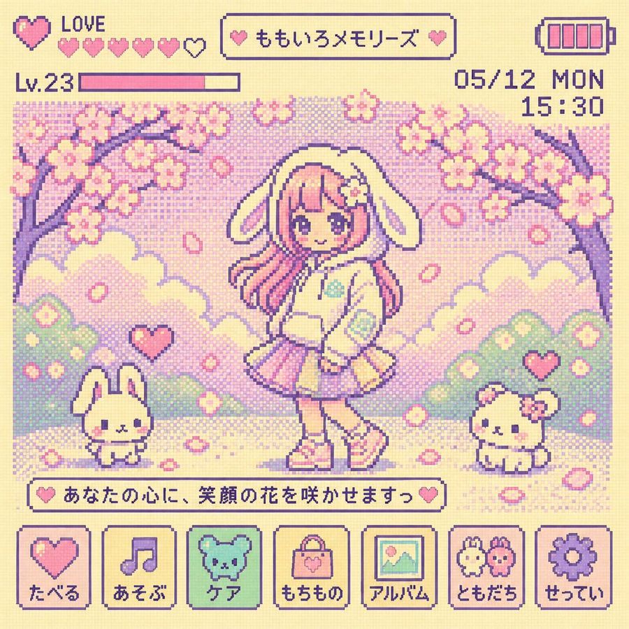 Retro Y2k Tamagotchi Pixel — GPT Image 2 image prompt example